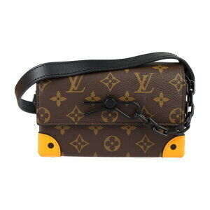 LOUIS VUITTON Steamer Wearable Wallet Shoulder Monogram Canvas Leather Pochette
